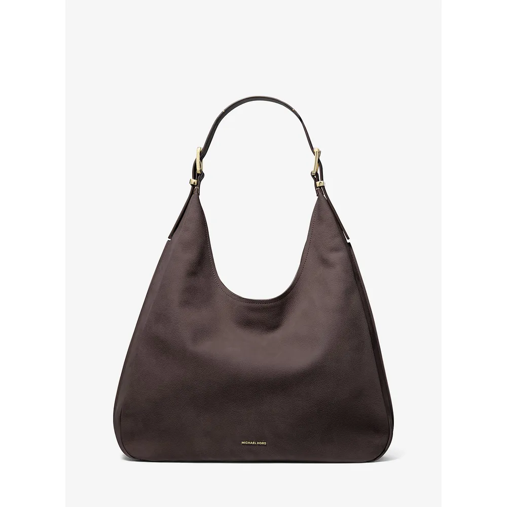 mk785311165_0_webp.webp Michael Kors Bolso de hombro grande de nobuk Nolita | Chocolate
