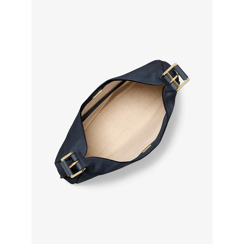 Michael Kors Bolso de hombro grande de nobuk Nolita | Navy