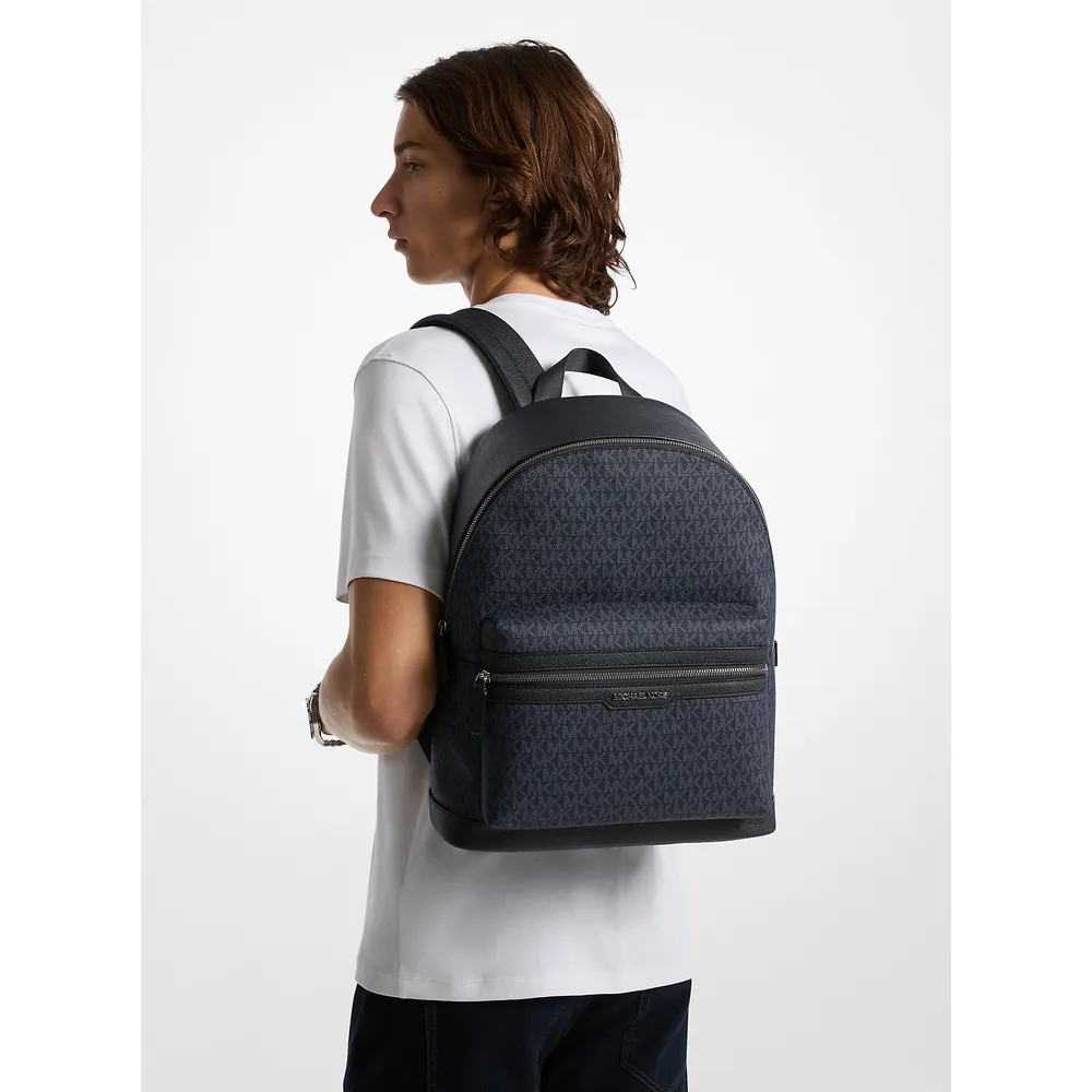 Michael Kors Mochila con el logotipo de Cooper Signature | Admiral/Plblue