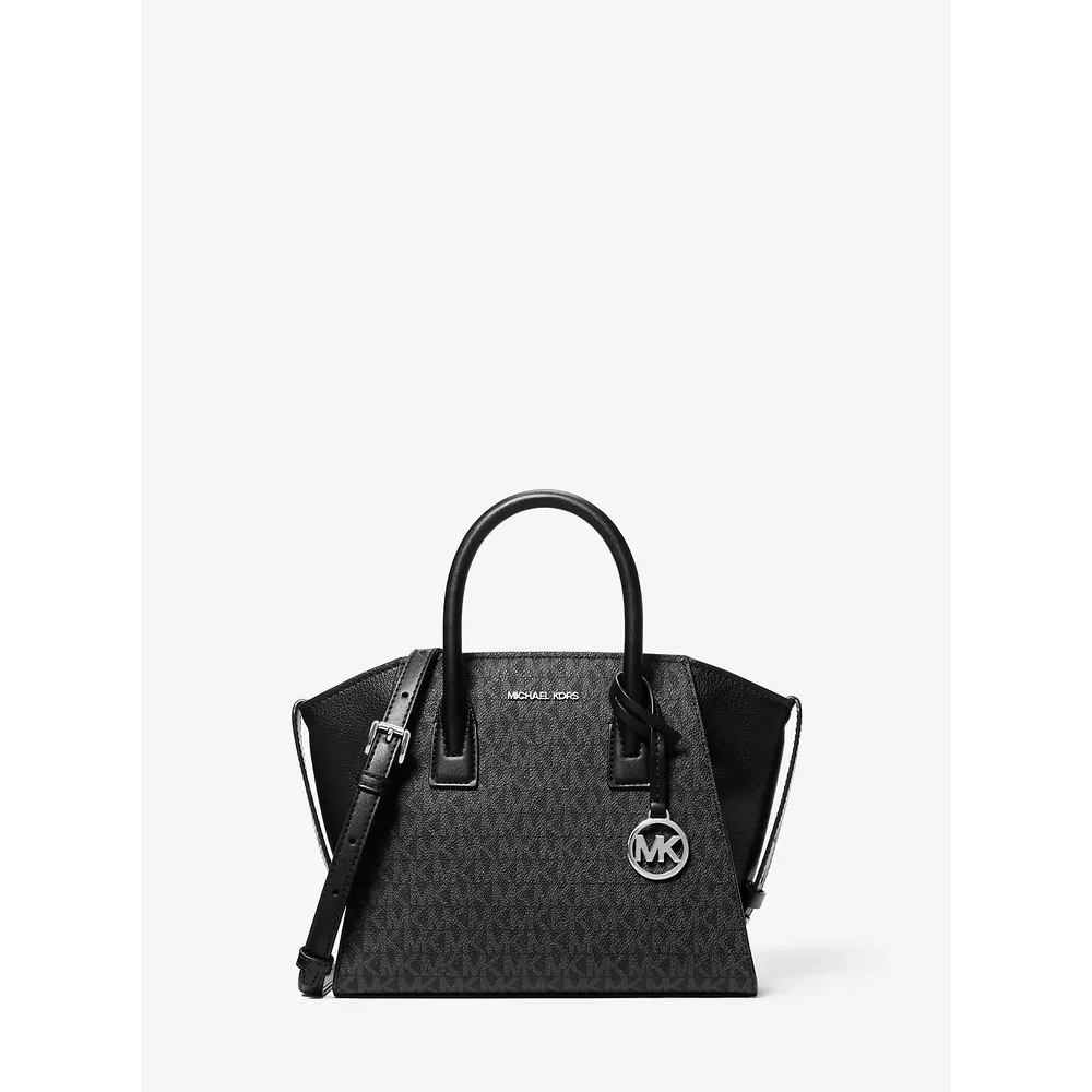 Michael Kors Bolso pequeño con el logotipo de la firma Avril | Negro