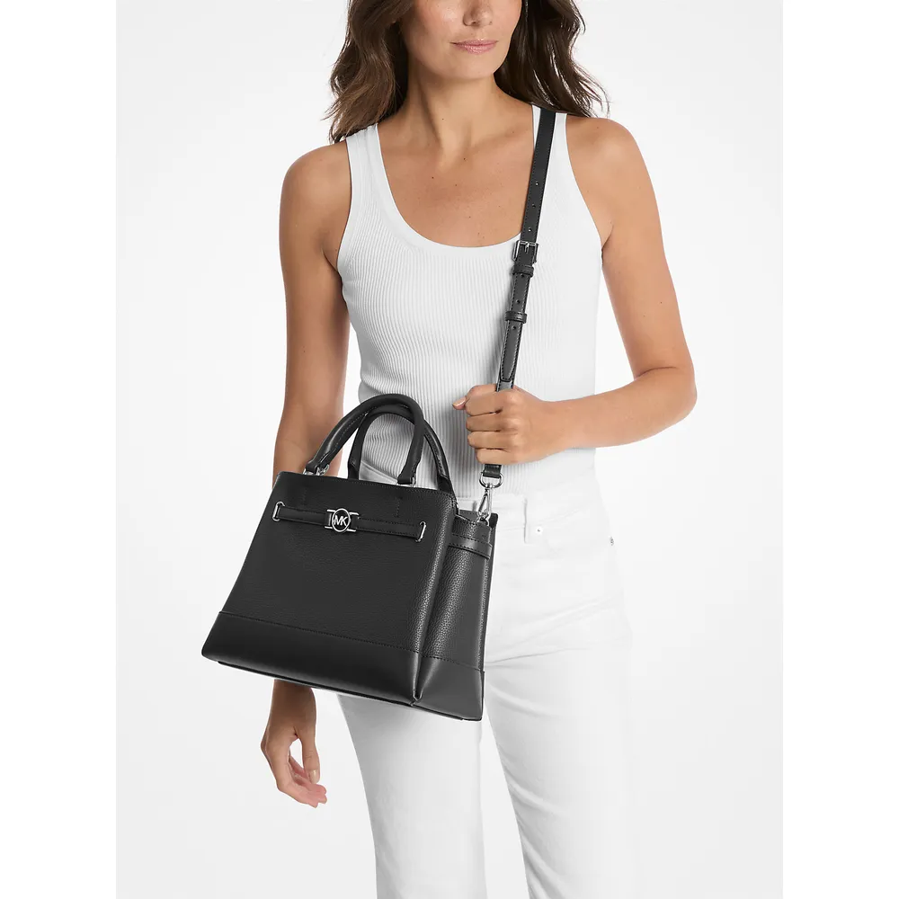 Michael Kors Bolso grande de piel granulada Reed | Negro
