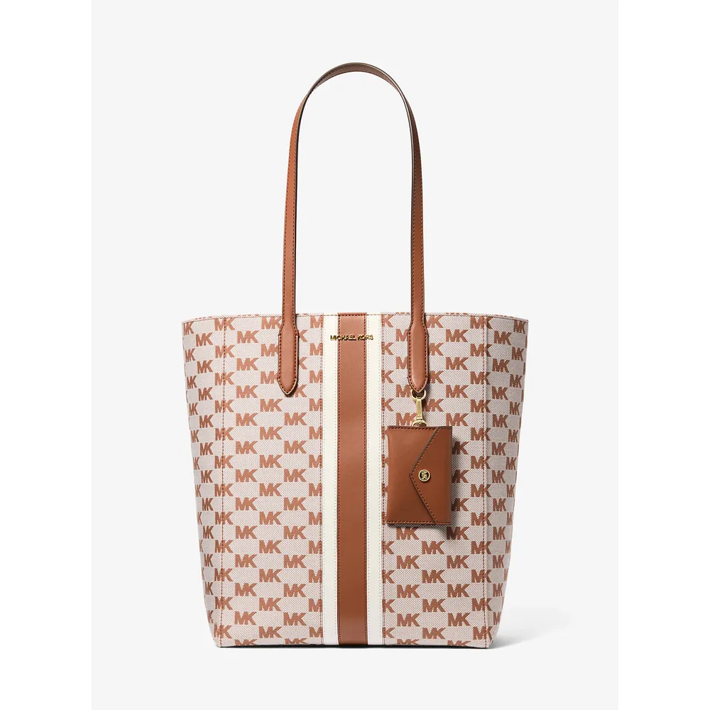 Michael Kors Bolso tote Vincent grande en jacquard y tarjetero | Luggage