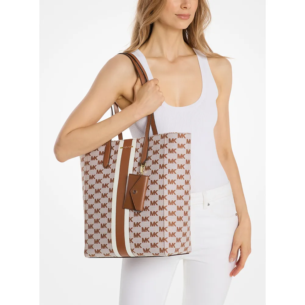 Michael Kors Bolso tote Vincent grande en jacquard y tarjetero | Luggage