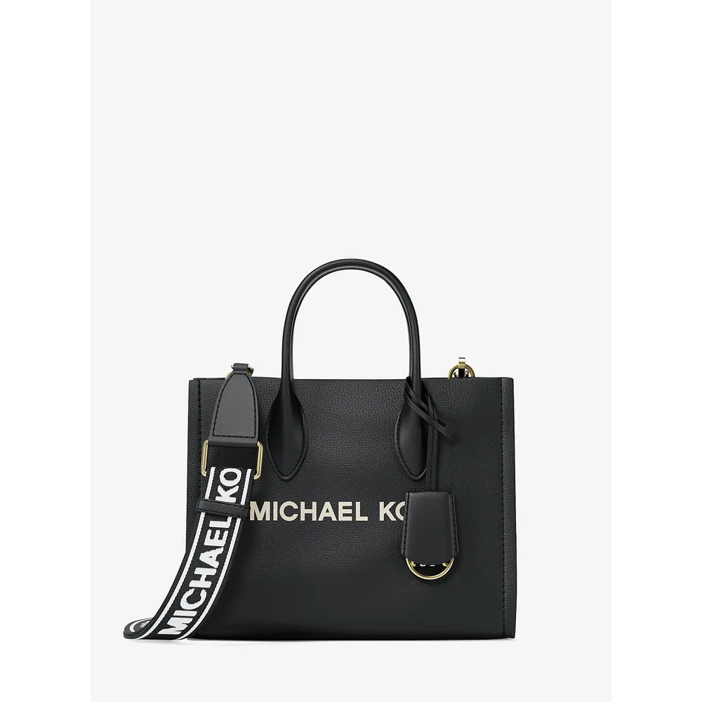 mk785328048_0_webp.webp Michael Kors Bolso bandolera convertible Mirella de piel granulada | Negro