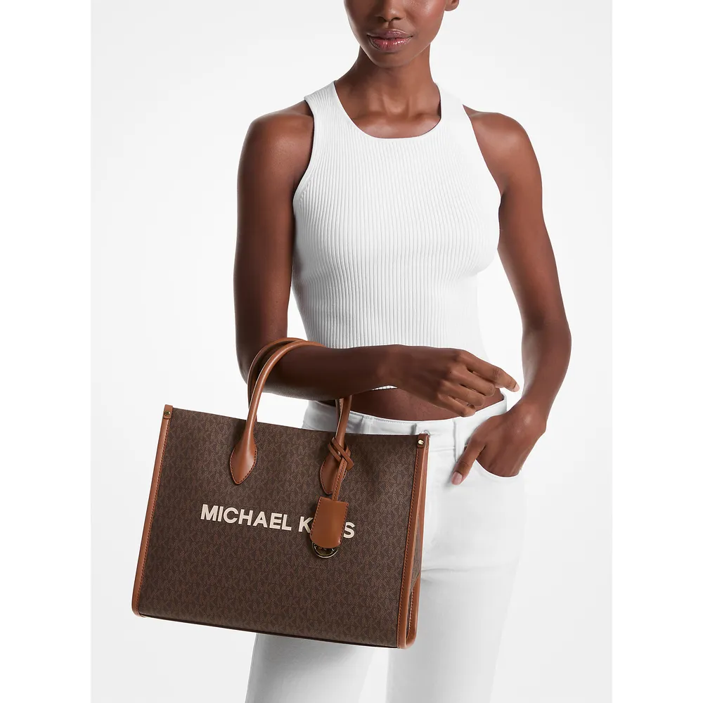 Michael Kors Bolso tote Mirella mediano con logo exclusivo | Marrón