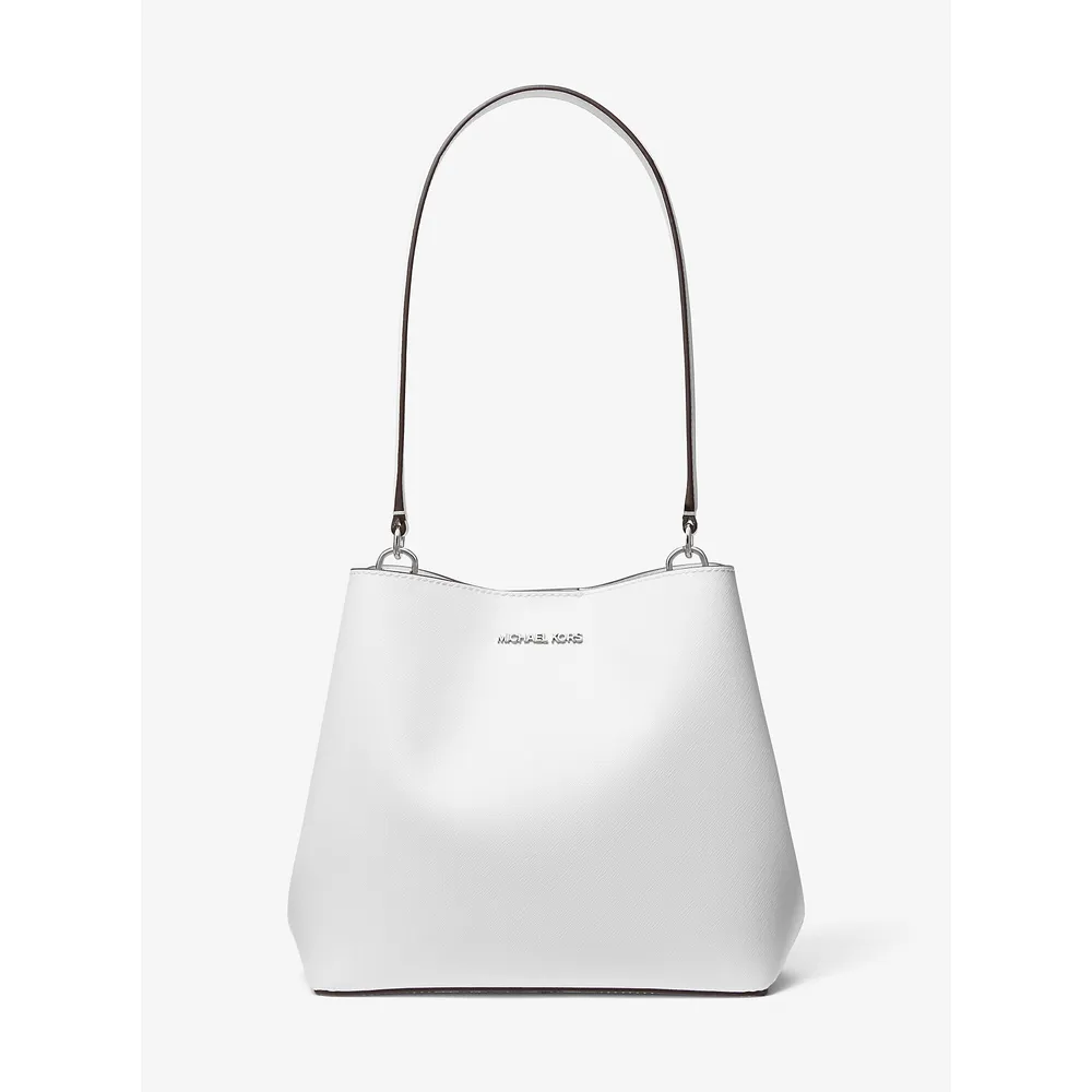 Michael Kors Bolso de hombro mediano Pratt | Optic White