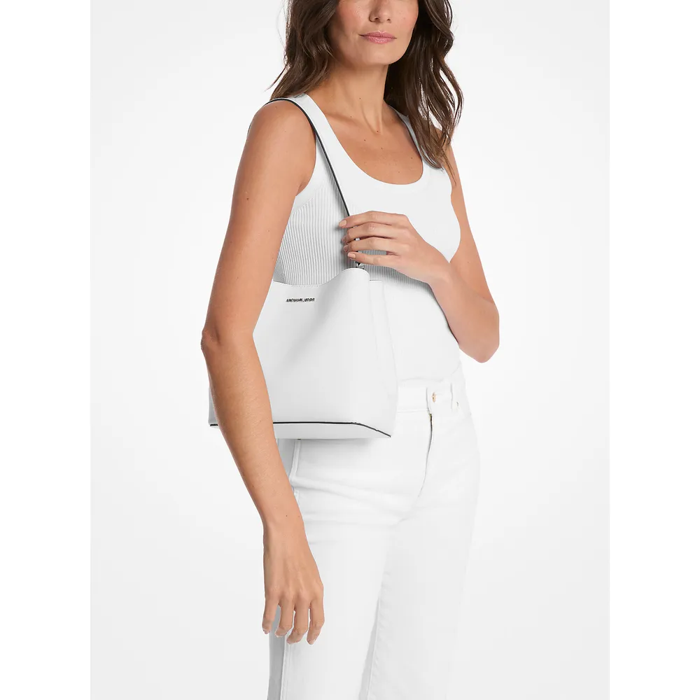 Michael Kors Bolso de hombro mediano Pratt | Optic White