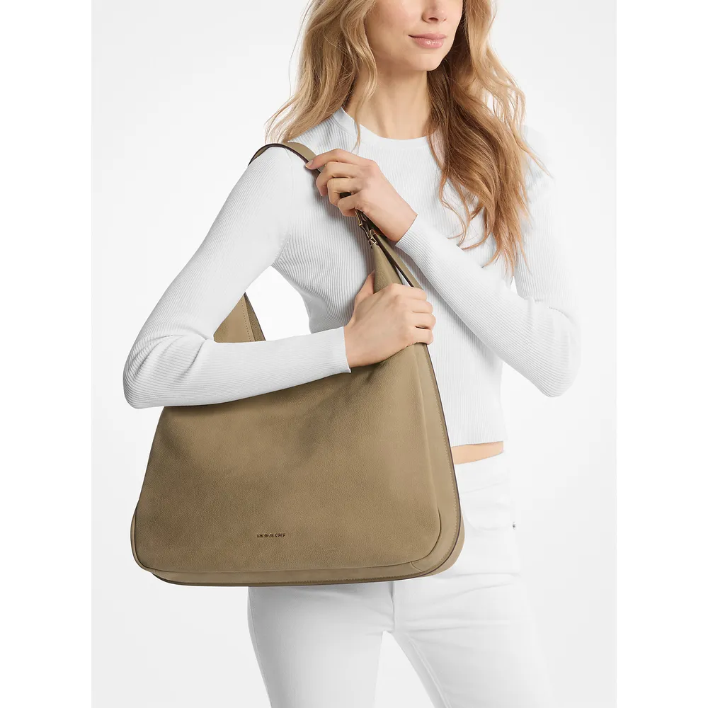 Michael Kors Bolso de hombro grande de nobuk Nolita | Husk