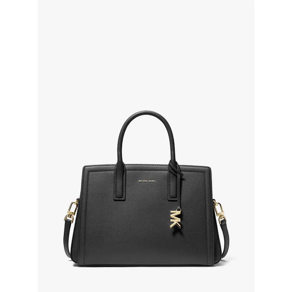 Michael Kors Bolso bandolera mediano de piel Laila | Negro