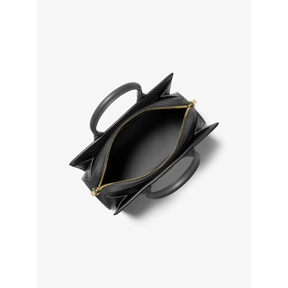 Michael Kors Bolso bandolera mediano de piel Laila | Negro