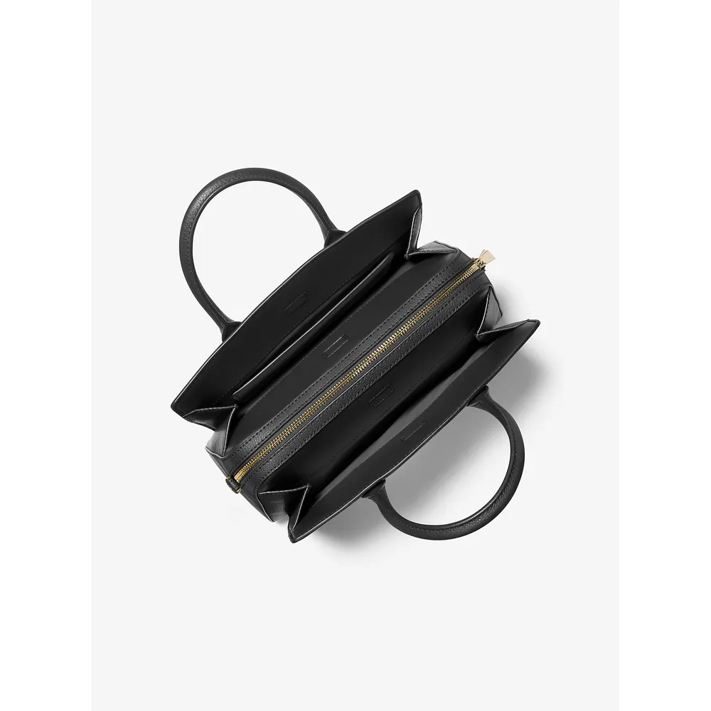 Michael Kors Bolso bandolera mediano de piel Laila | Negro
