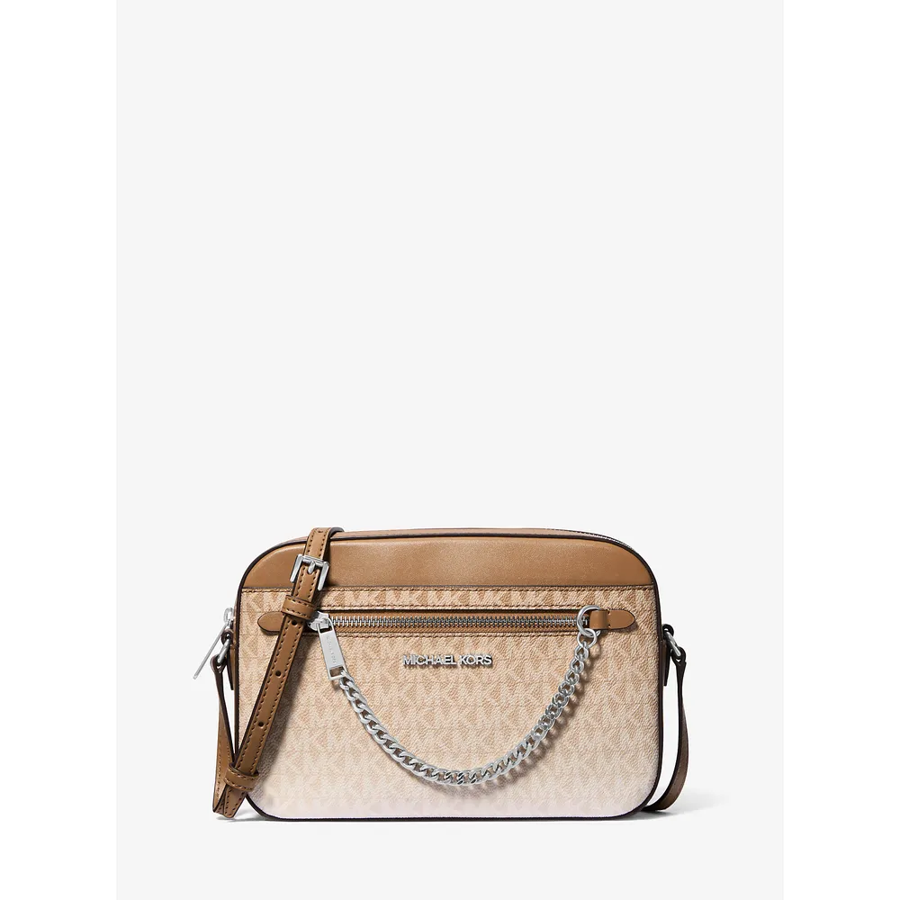 Michael Kors Bolso bandolera grande con logo de la firma Jet Set Ombré | Husk
