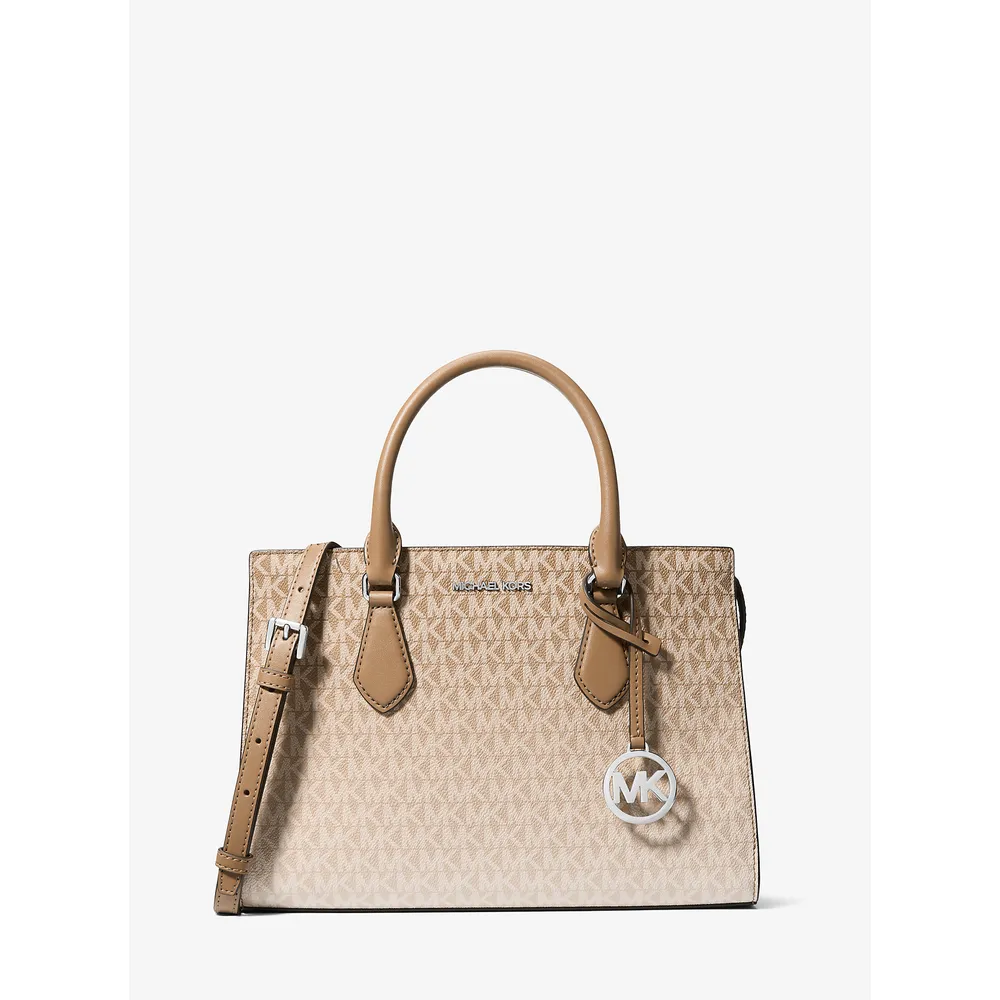 Michael Kors Bolso satchel mediano Sheila con logo de la firma ombré | Husk