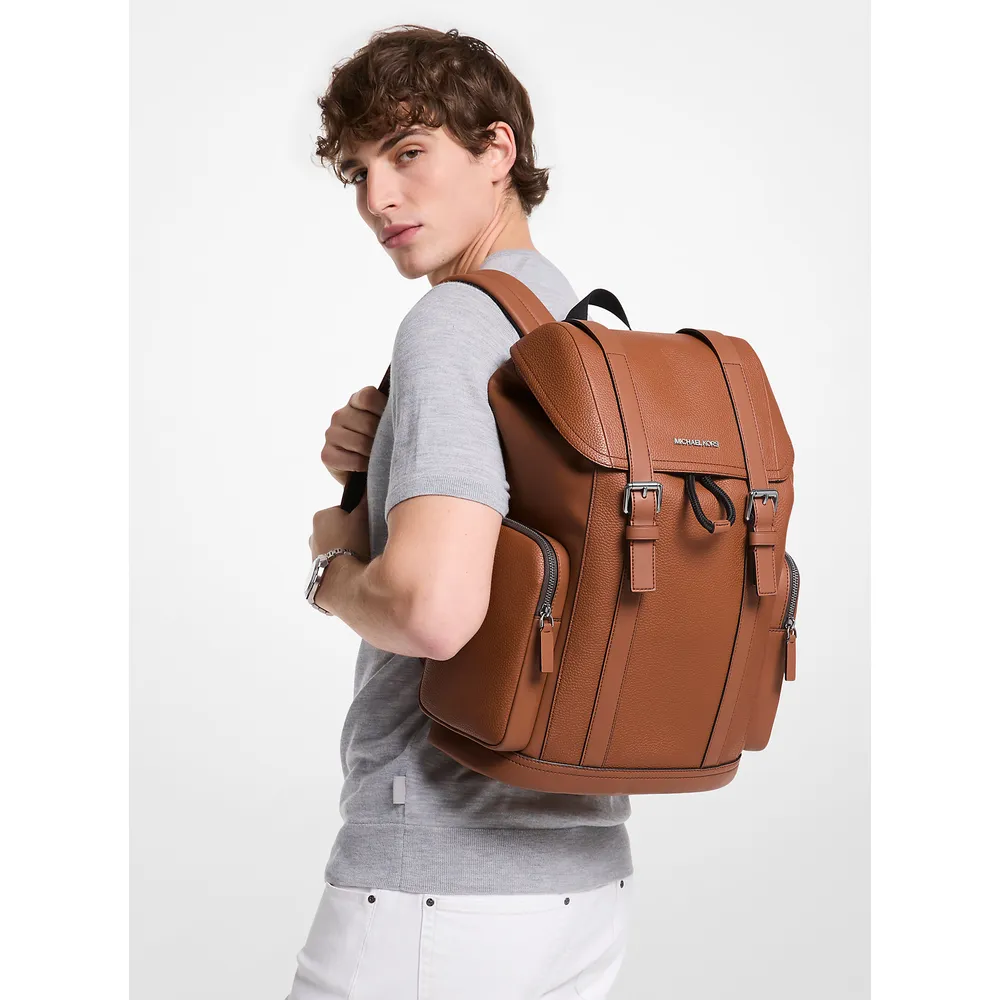 Michael Kors Mochila de cuero granulado Cooper | Luggage