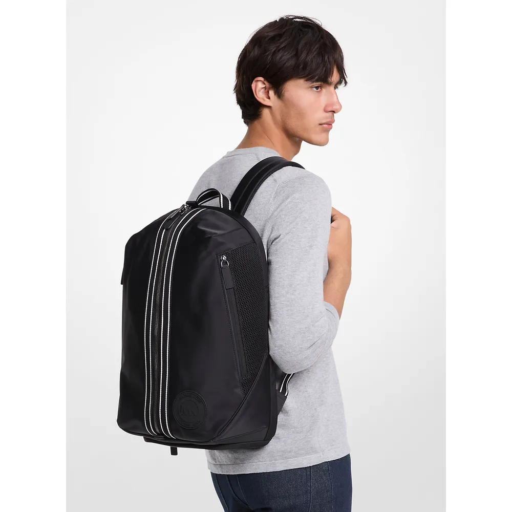 Michael Kors Mochila de lona de nailon Lautner | Negro