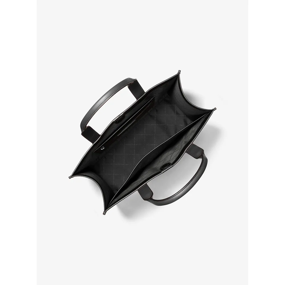 Michael Kors Bolso tote de piel granulada | Negro