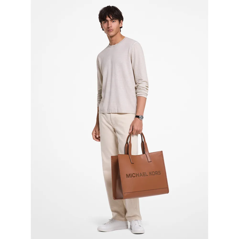 mk785342239_2_webp.webp Michael Kors Bolso tote de piel granulada | Luggage