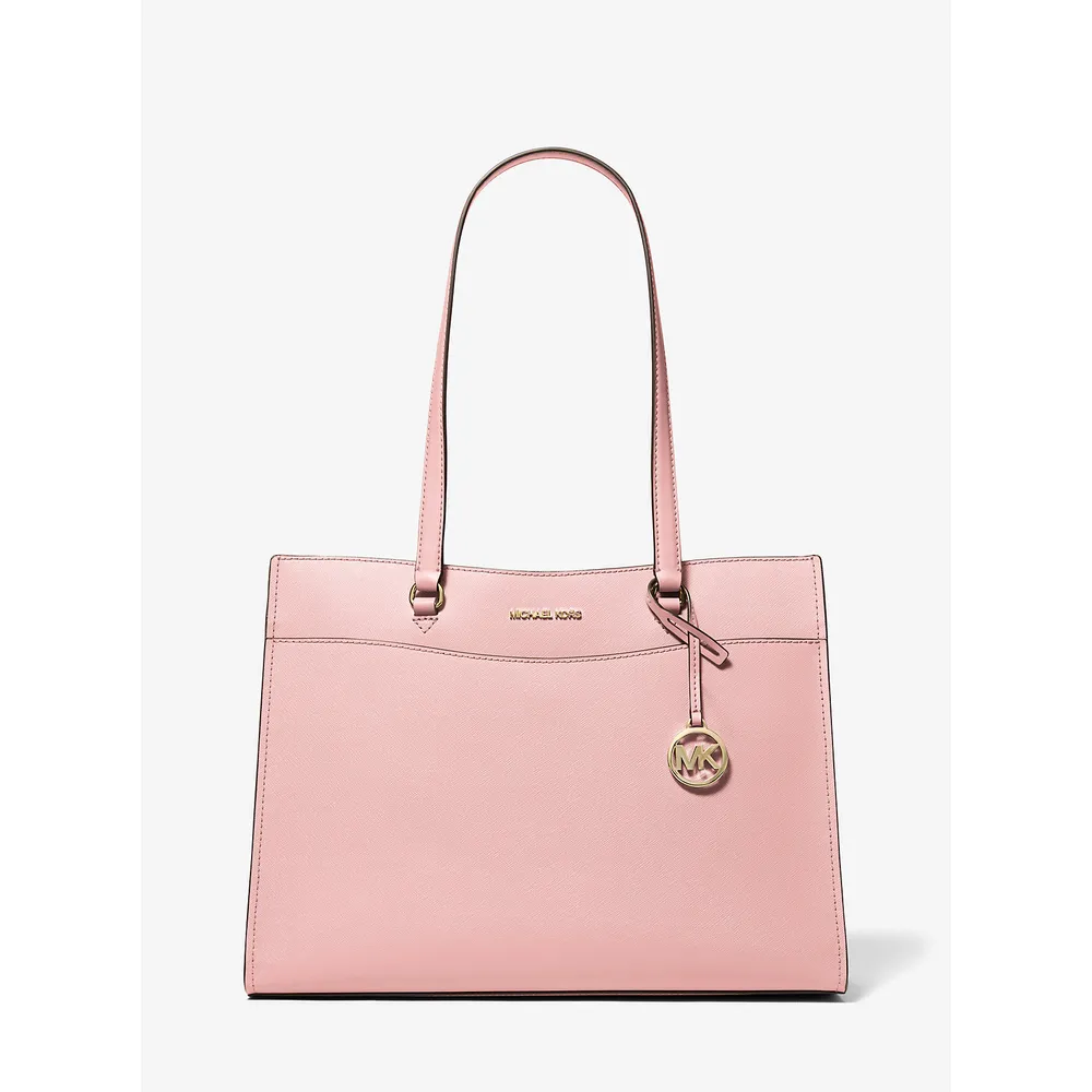 Michael Kors Bolso tote grande de piel saffiano Jet Set Travel | Powder Blush