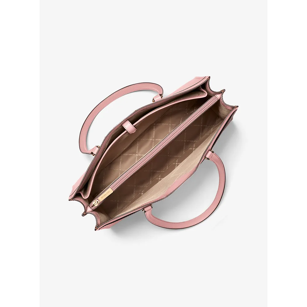Michael Kors Bolso tote grande de piel saffiano Jet Set Travel | Powder Blush