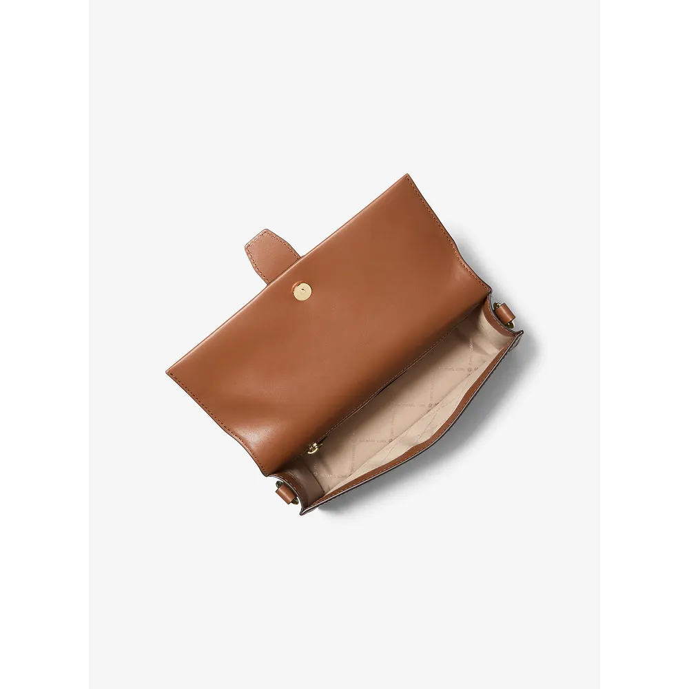 Michael Kors Bolso de hombro mediano Greenwich de piel saffiano | Luggage