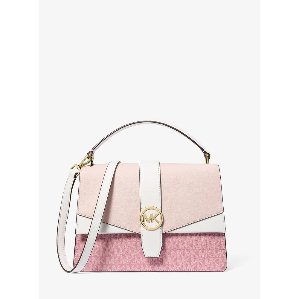 Michael Kors Bolso satchel de la firma Greenwich | Pwd Blsh Mlt