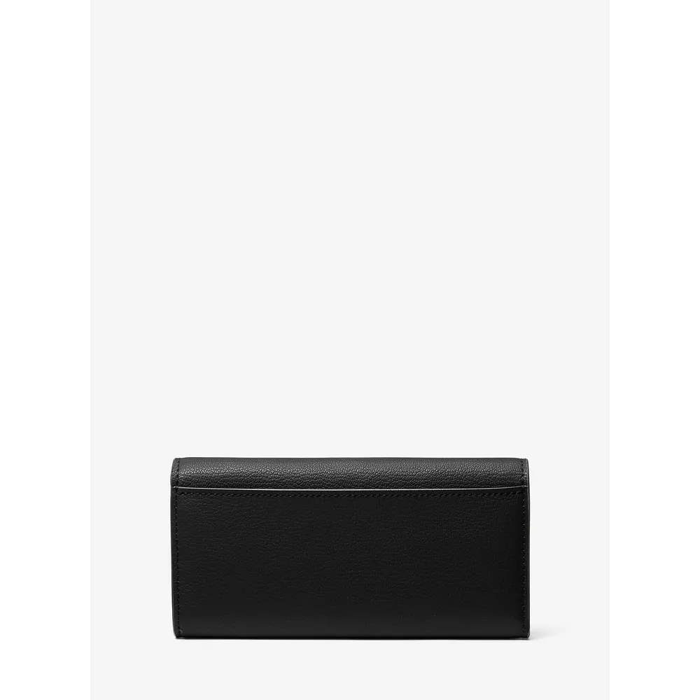 mk785342541_2_webp.webp Michael Kors Cartera continental grande de cuero Hamilton | Negro