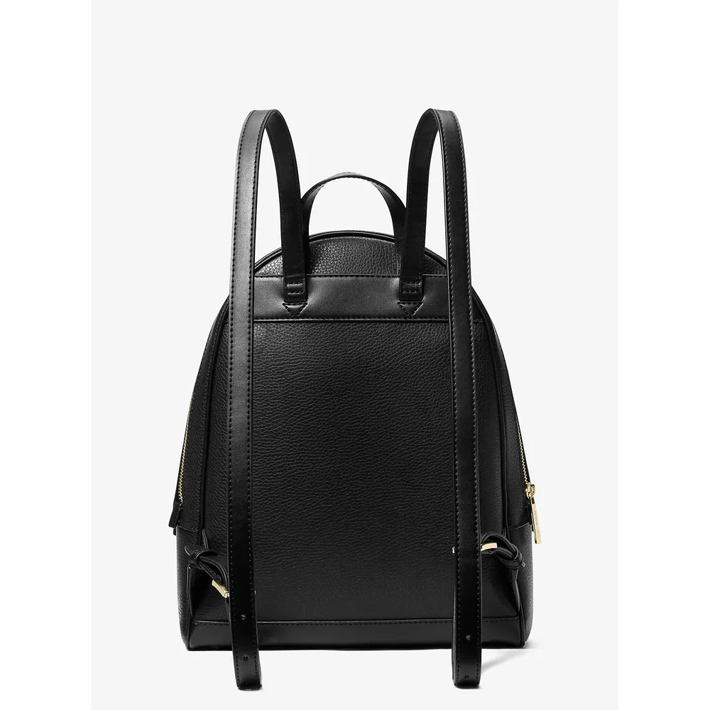 Michael Kors Mochila mediana Rhea de piel granulada | Negro