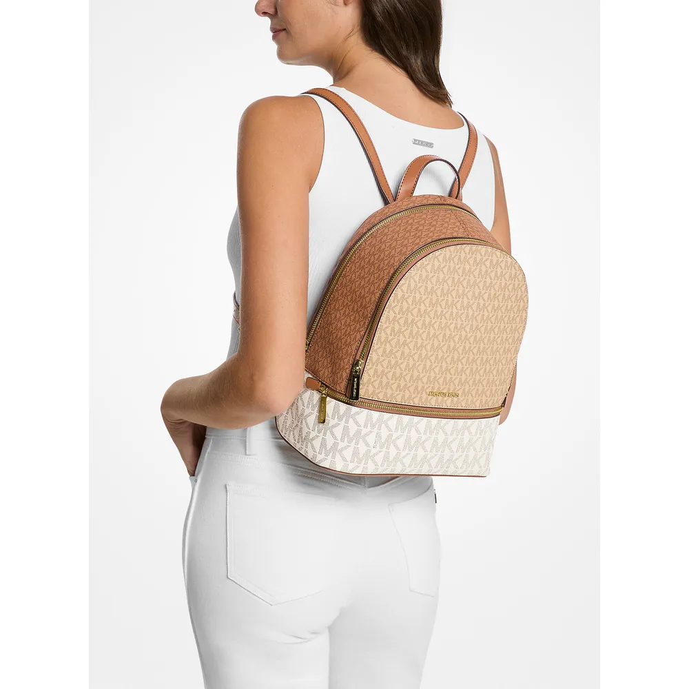 Michael Kors Mochila Rhea mediana | Camel Mlt