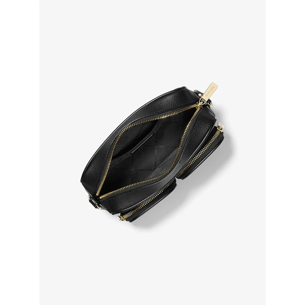 mk785342589_1_webp.webp Michael Kors Bolso bandolera mediano de piel Jet Set Travel | Negro
