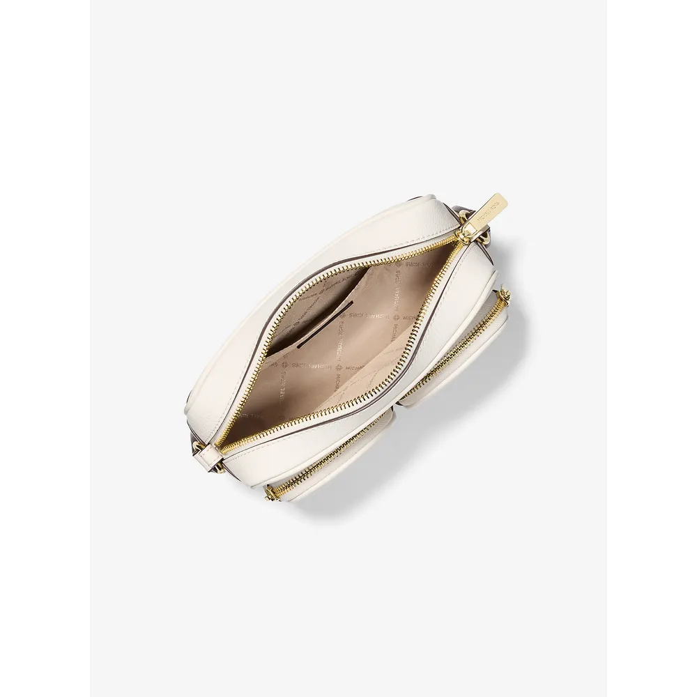 Michael Kors Bolso bandolera mediano de piel Jet Set Travel | Lt Cream