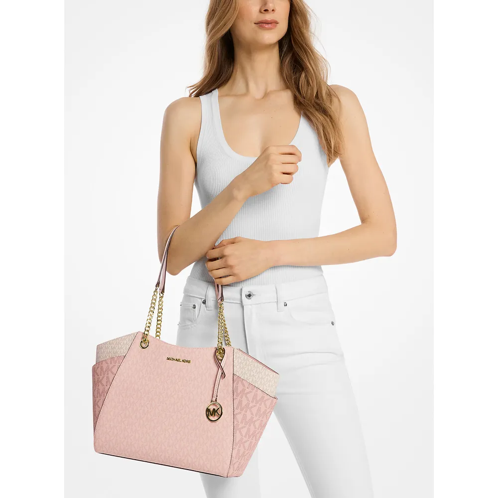 Michael Kors Bolso tote grande de la firma Jet Set | Pwd Blsh Mlt