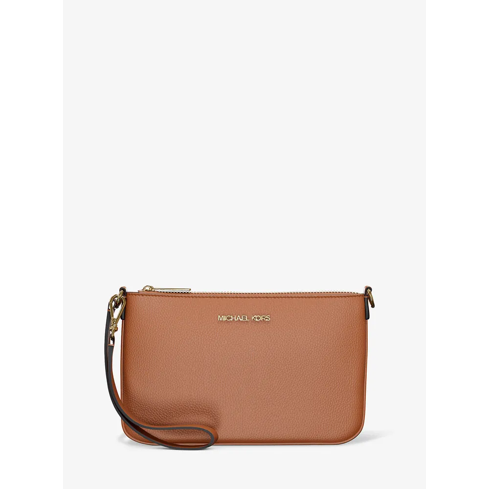 mk785342703_0_webp.webp Michael Kors Bolso de mano convertible Jet Set de piel granulada | Luggage