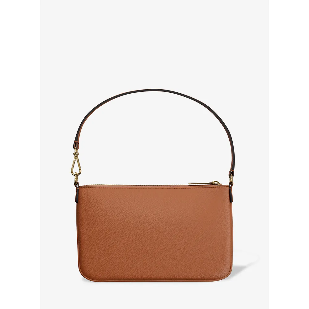 Michael Kors Bolso de mano convertible Jet Set de piel granulada | Luggage