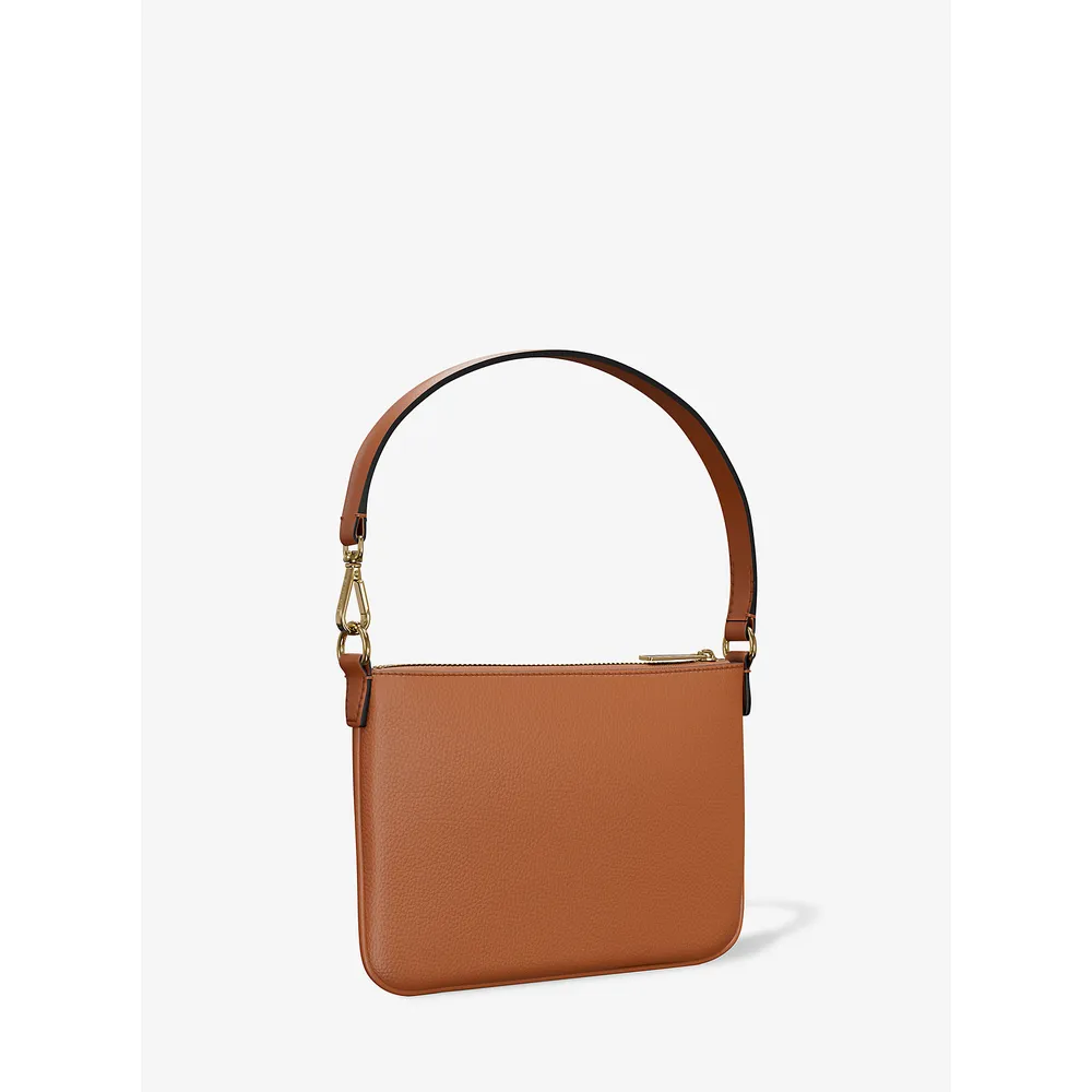 Michael Kors Bolso de mano convertible Jet Set de piel granulada | Luggage