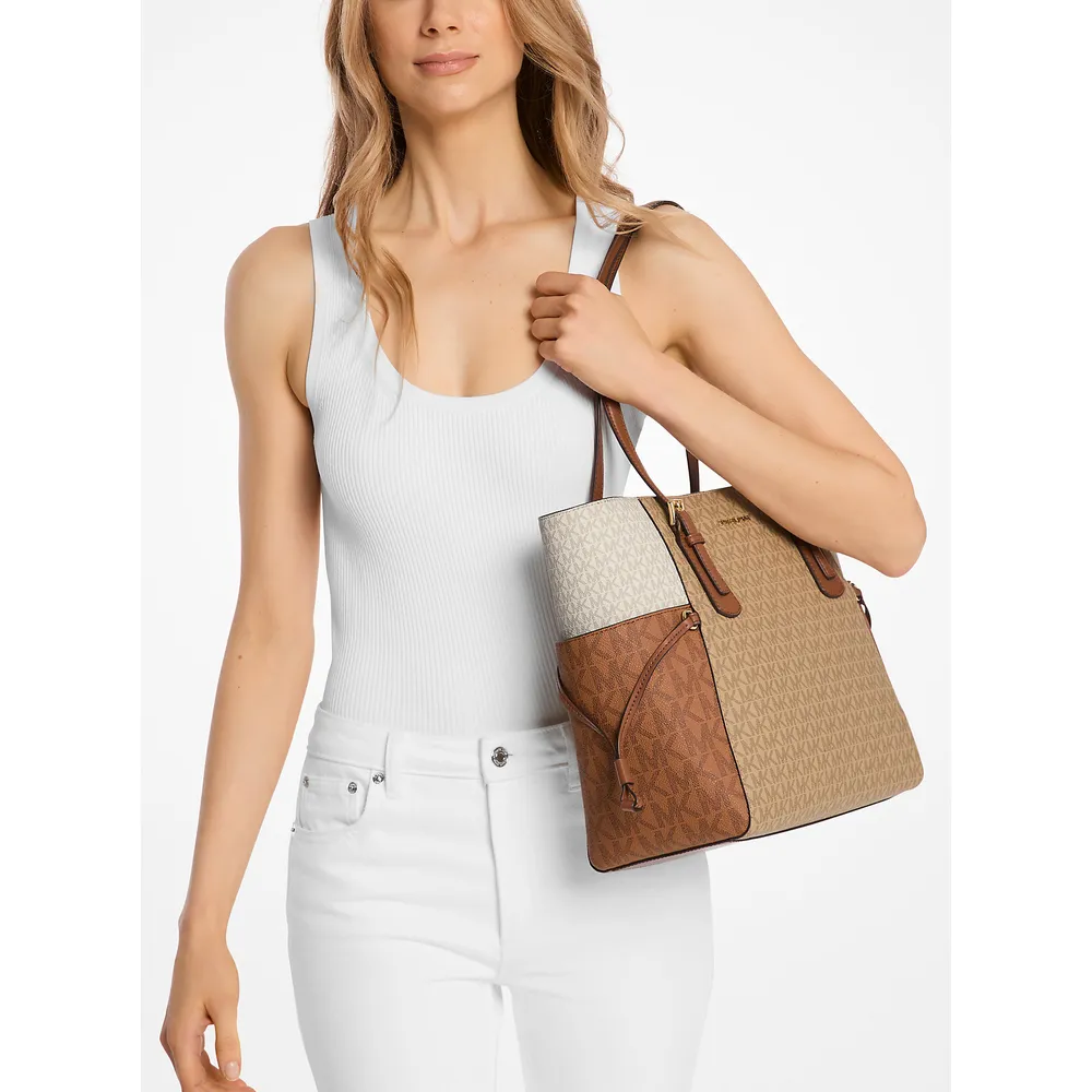 Michael Kors Bolso tote grande Voyager | Camel Mlt