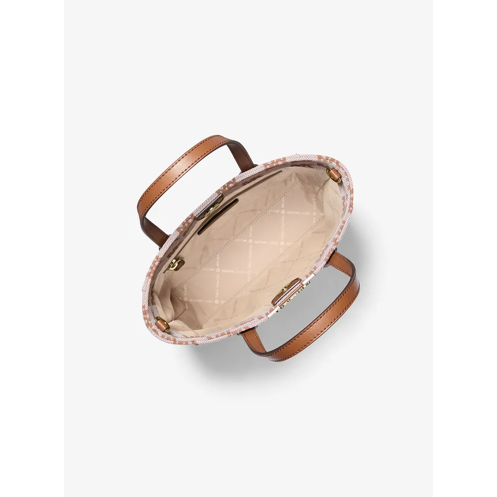 Michael Kors Bolso tote convertible Vincent en jacquard y tarjetero | Luggage