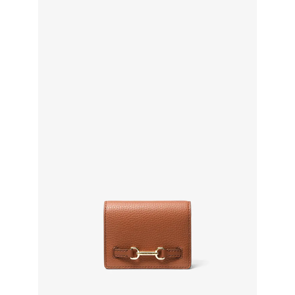 Michael Kors Cartera pequeña de piel granulada Carson | Luggage