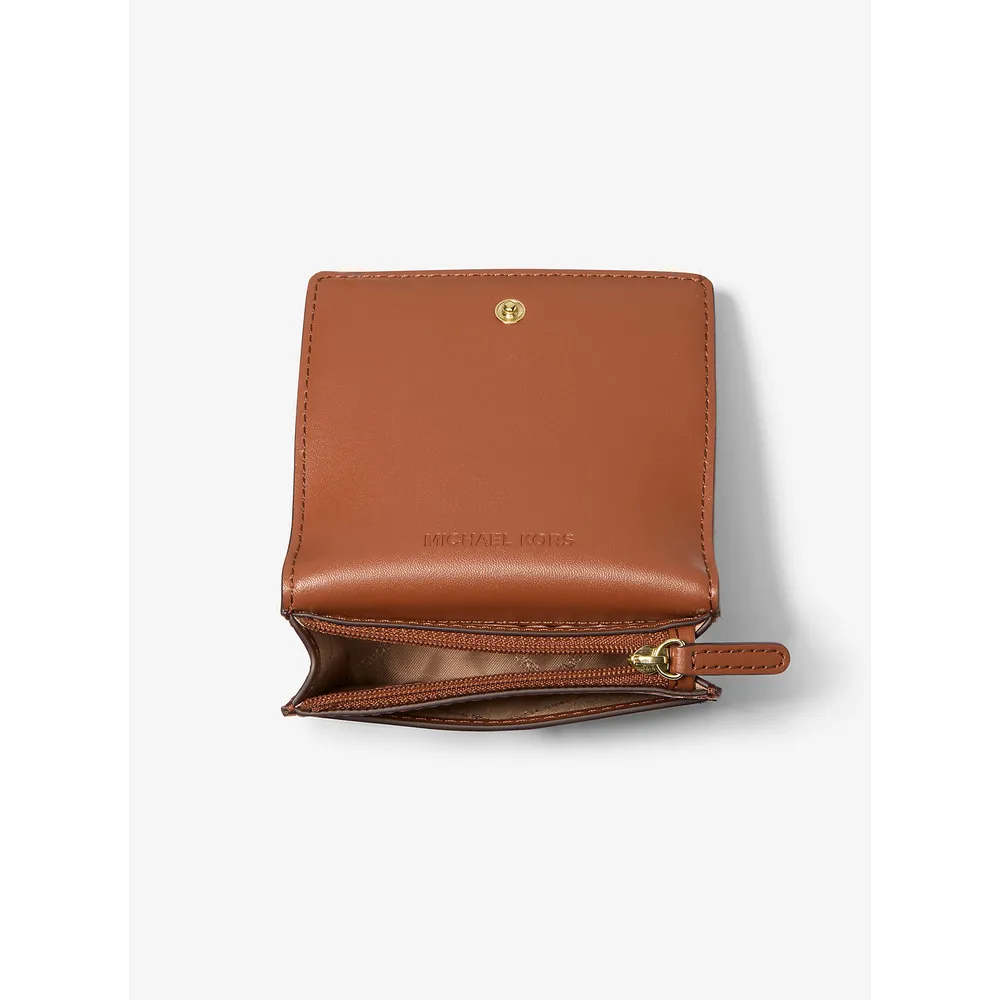 Michael Kors Cartera pequeña de piel granulada Carson | Luggage