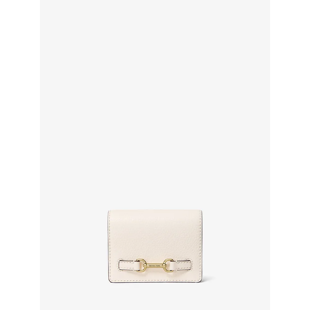 Michael Kors Cartera pequeña de piel granulada Carson | Lt Cream