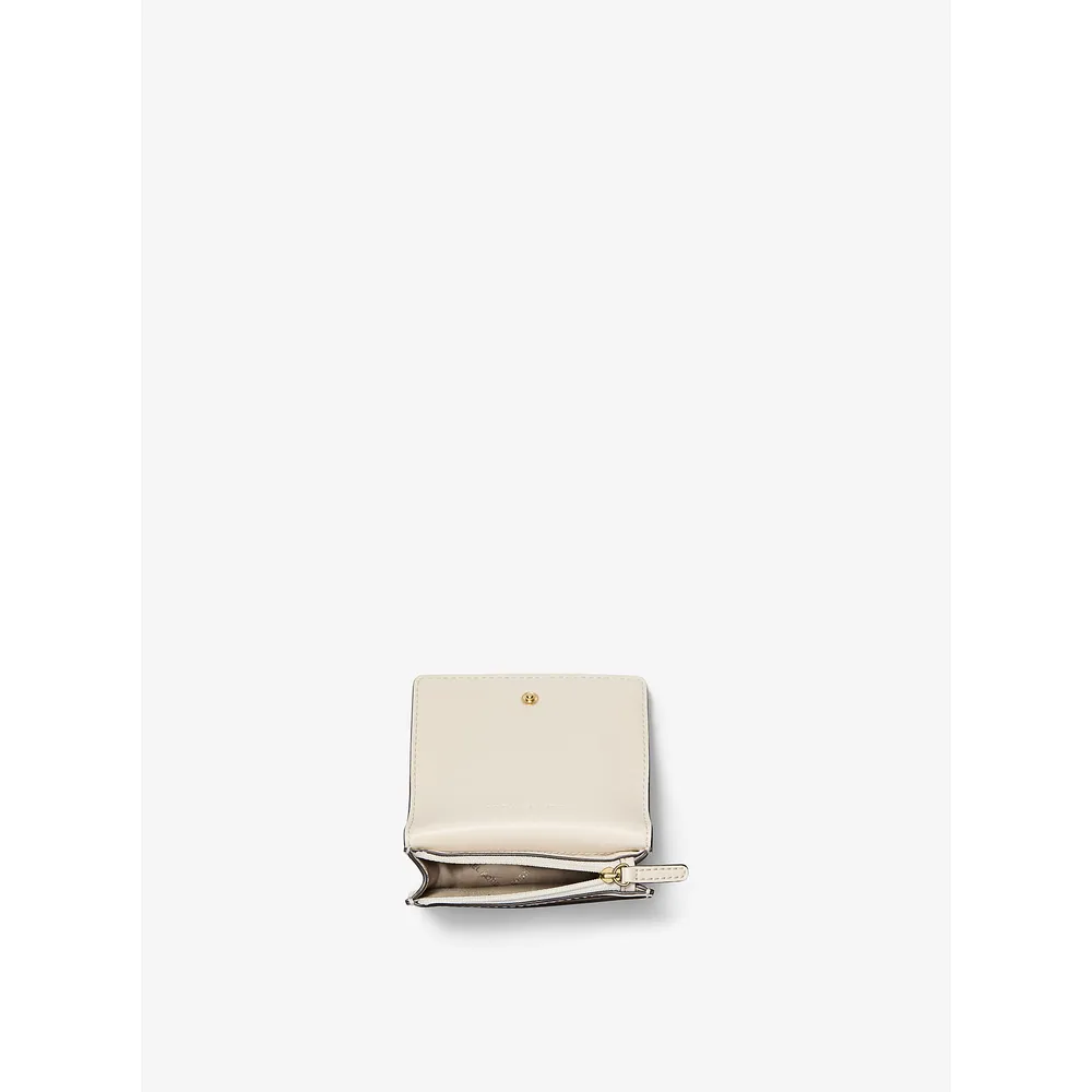 Michael Kors Cartera pequeña de piel granulada Carson | Lt Cream