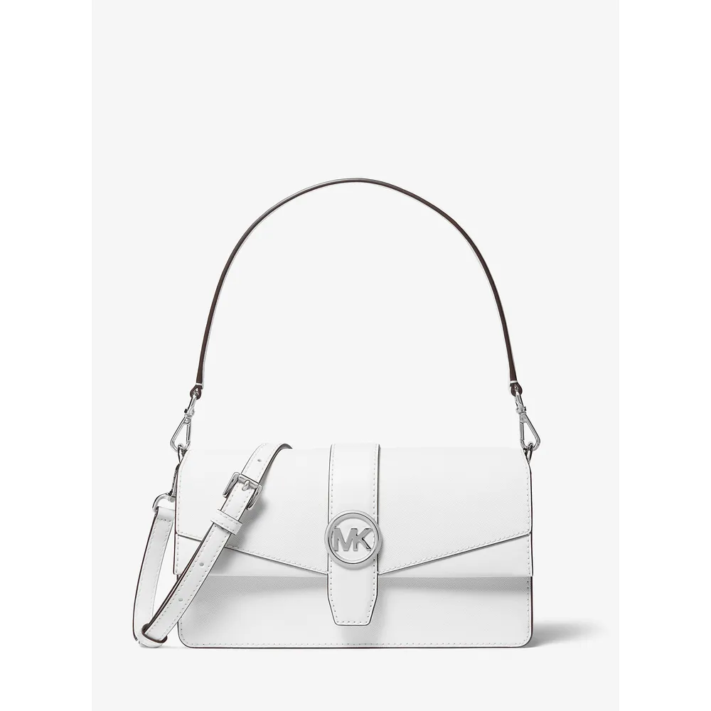 Michael Kors Bolso convertible Greenwich piel saffiano | Optic White