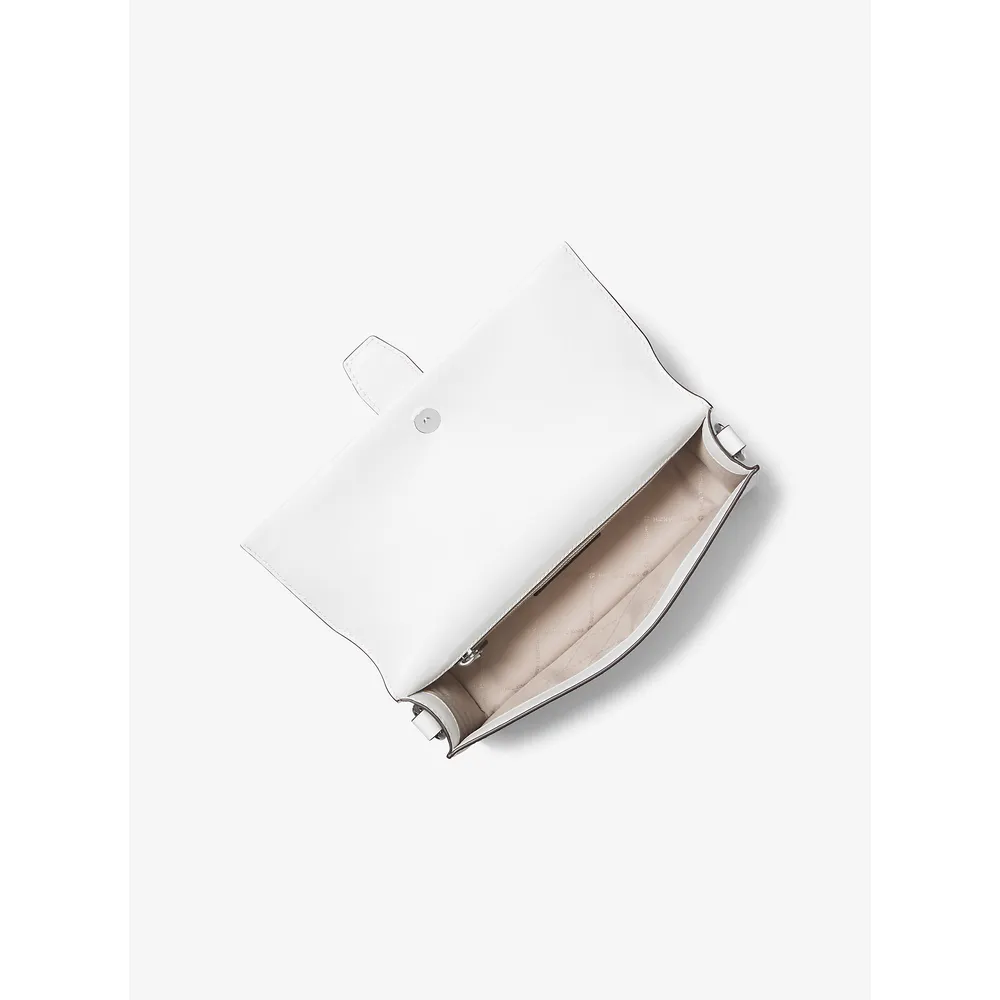 Michael Kors Bolso convertible Greenwich piel saffiano | Optic White