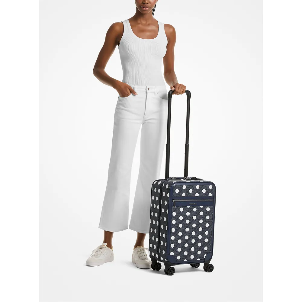 mk785343085_3_webp.webp Michael Kors Maleta con logo de lunares | Navy