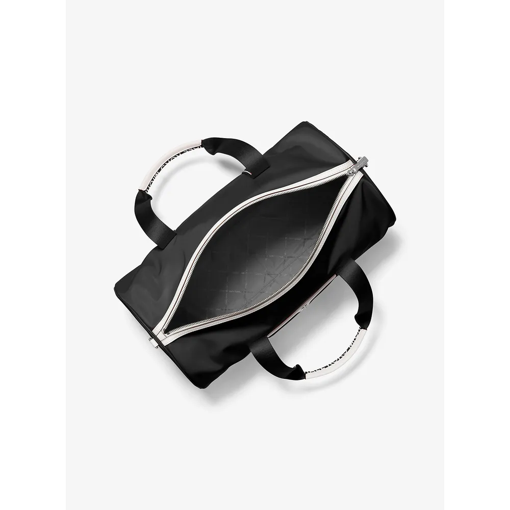 Michael Kors Bolsa de lona de nailon Jet Set | Negro