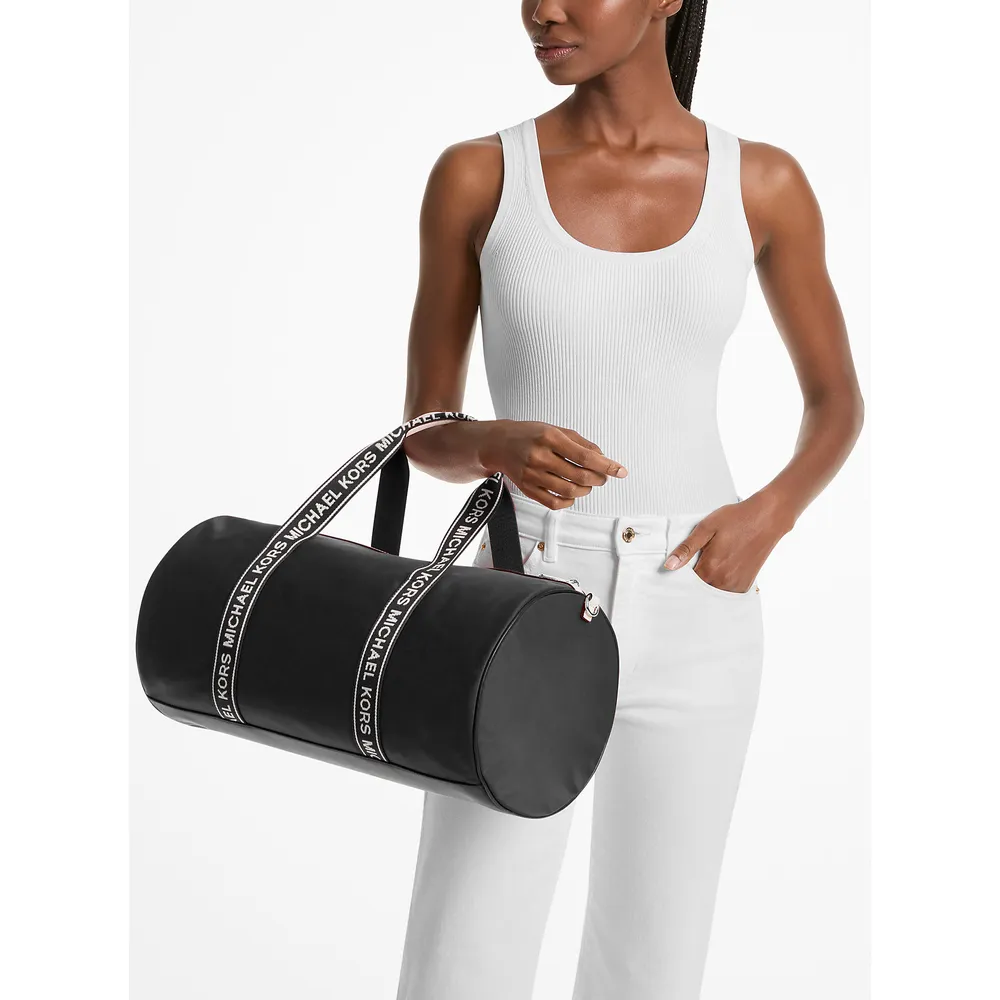 Michael Kors Bolsa de lona de nailon Jet Set | Negro