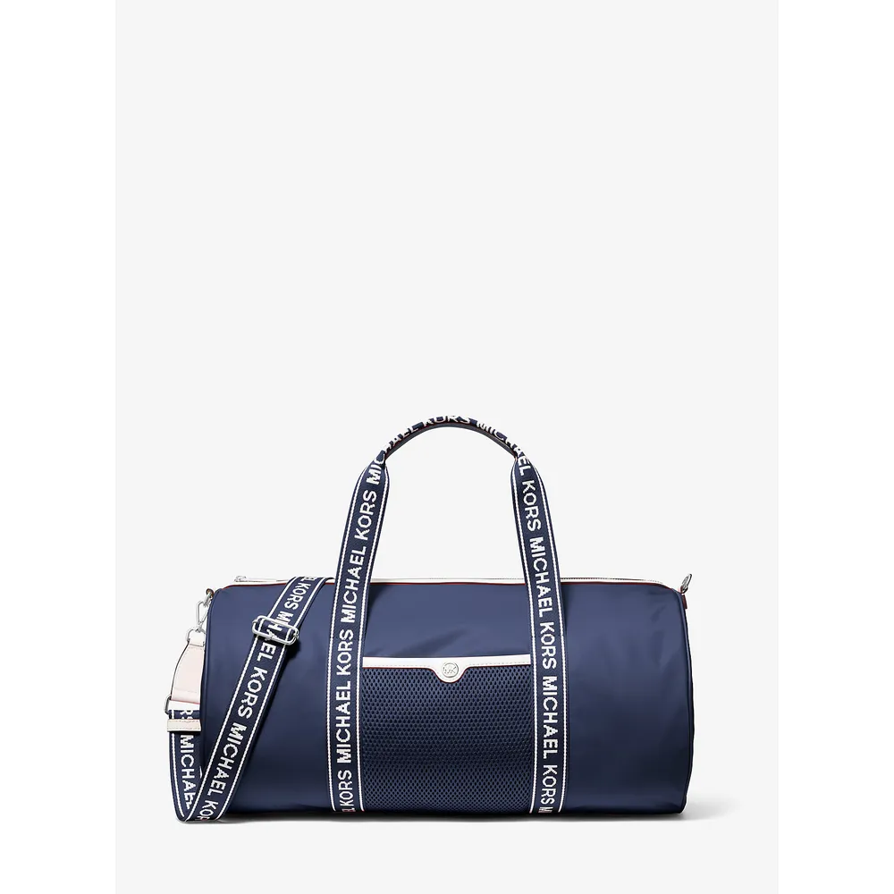 Michael Kors Bolsa de lona de nailon Jet Set | Navy