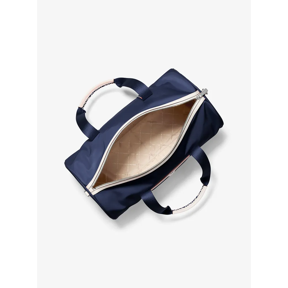 Michael Kors Bolsa de lona de nailon Jet Set | Navy