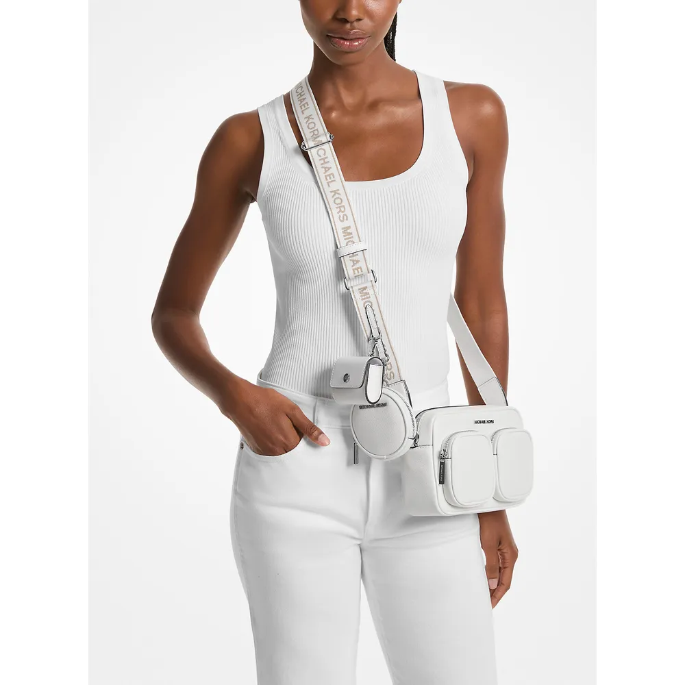 Michael Kors Bolso con funda para Airpods Pro | Optic White