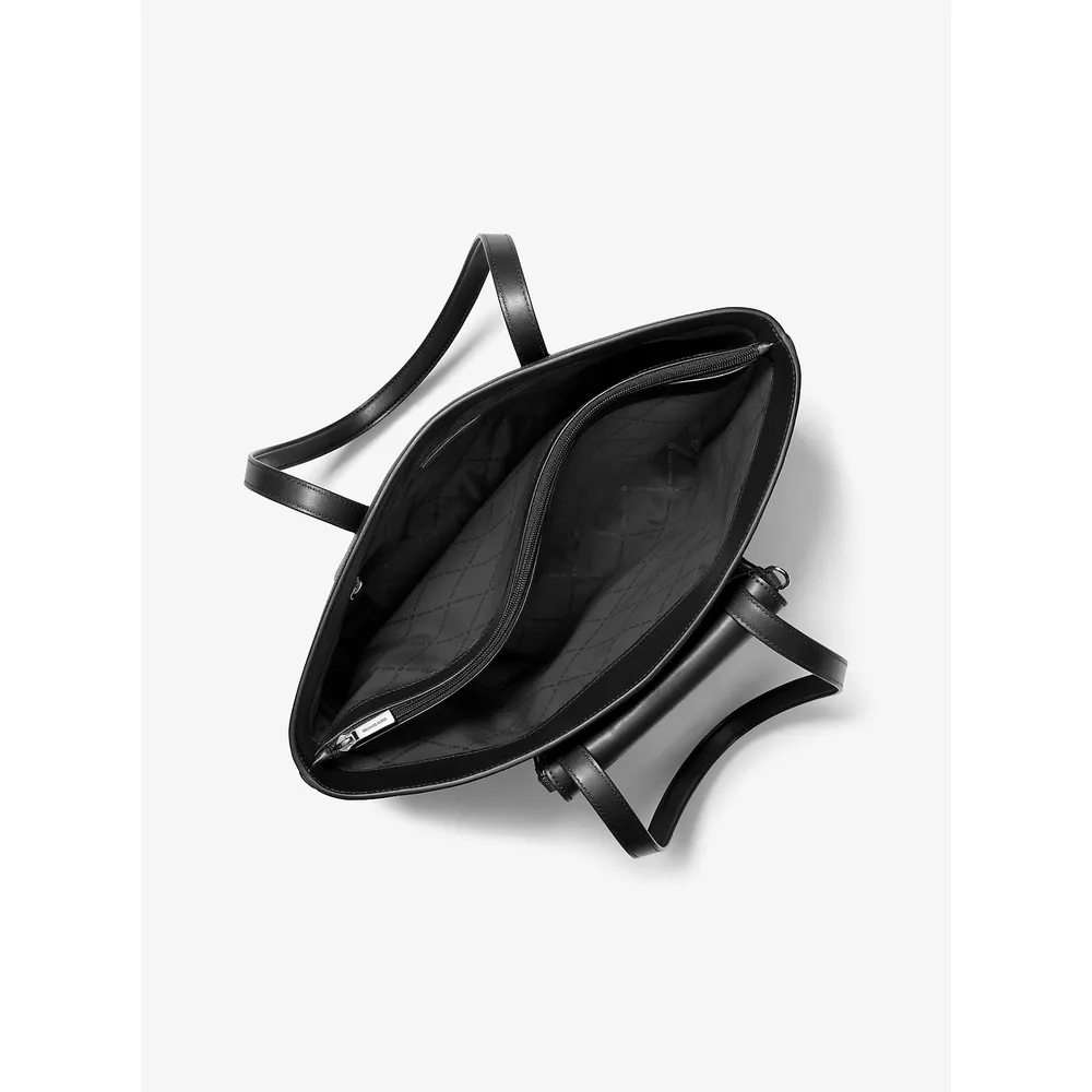 Michael Kors Bolso tote 2 en 1 de piel granulada Jet Set | Negro