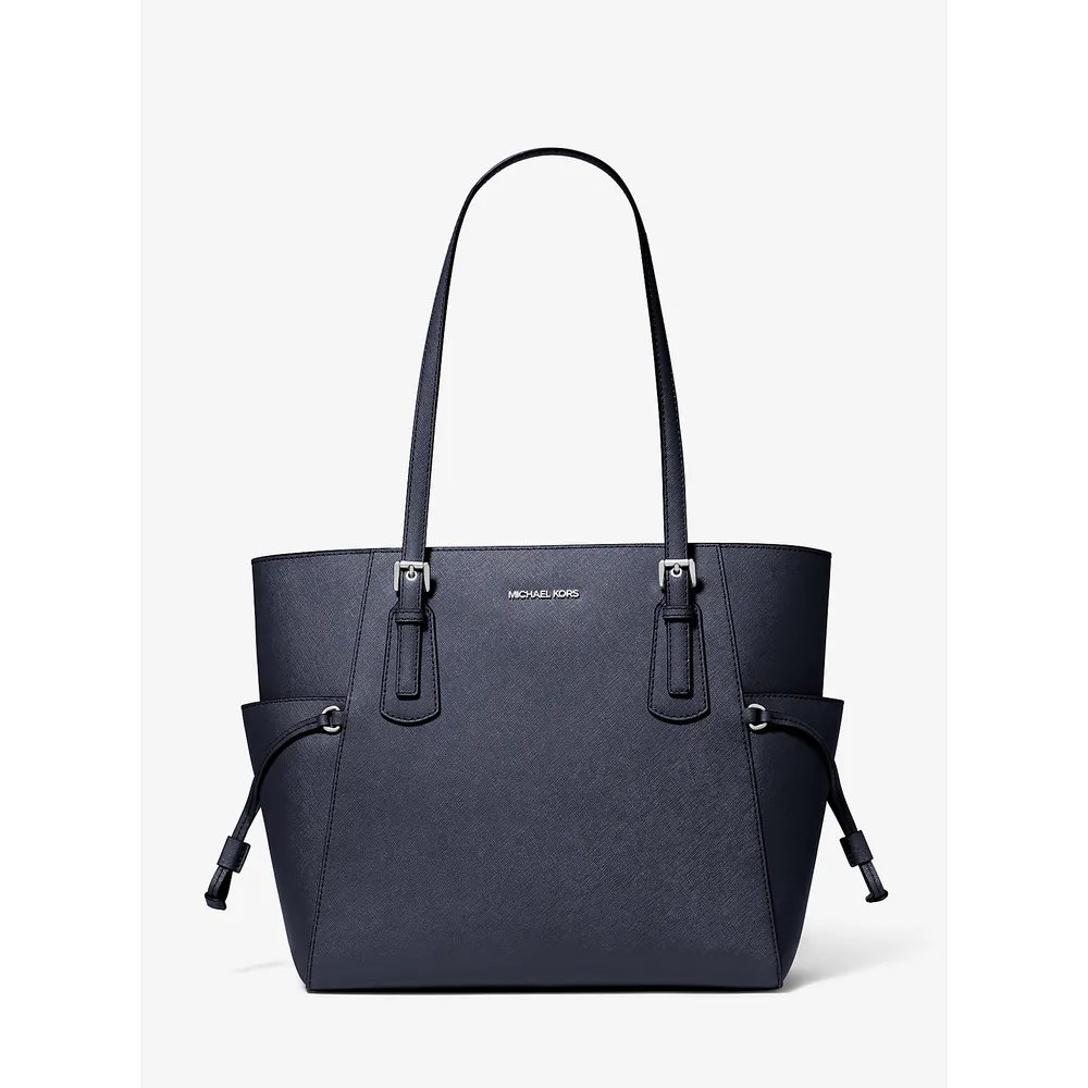 Michael Kors Bolso tote Voyager de piel saffiano | Navy